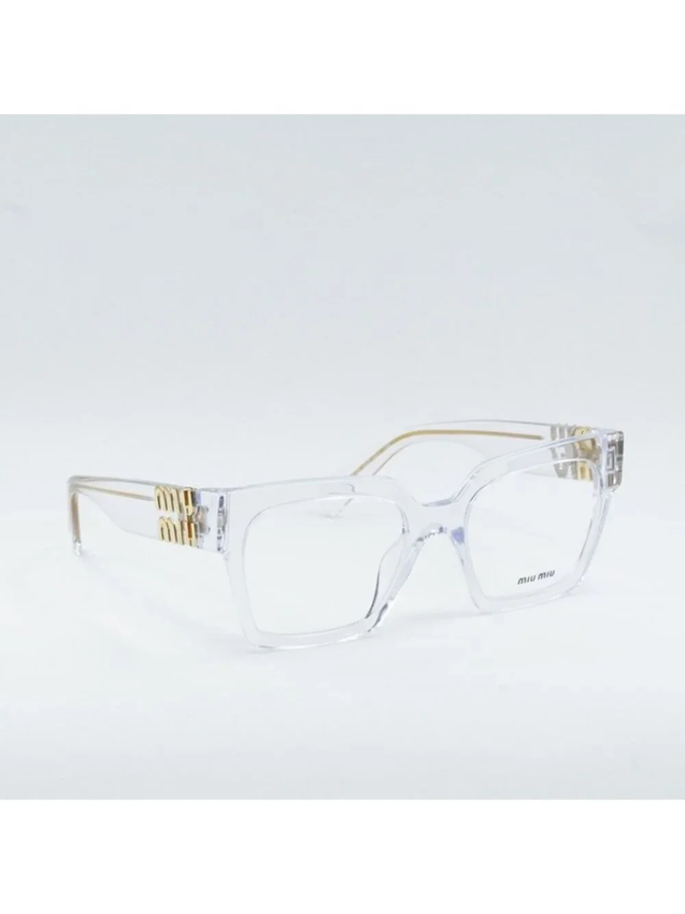 Miu Miu MU04UV 2AZ1O1 Eyeglasses - Crystal 52mm Square Frame